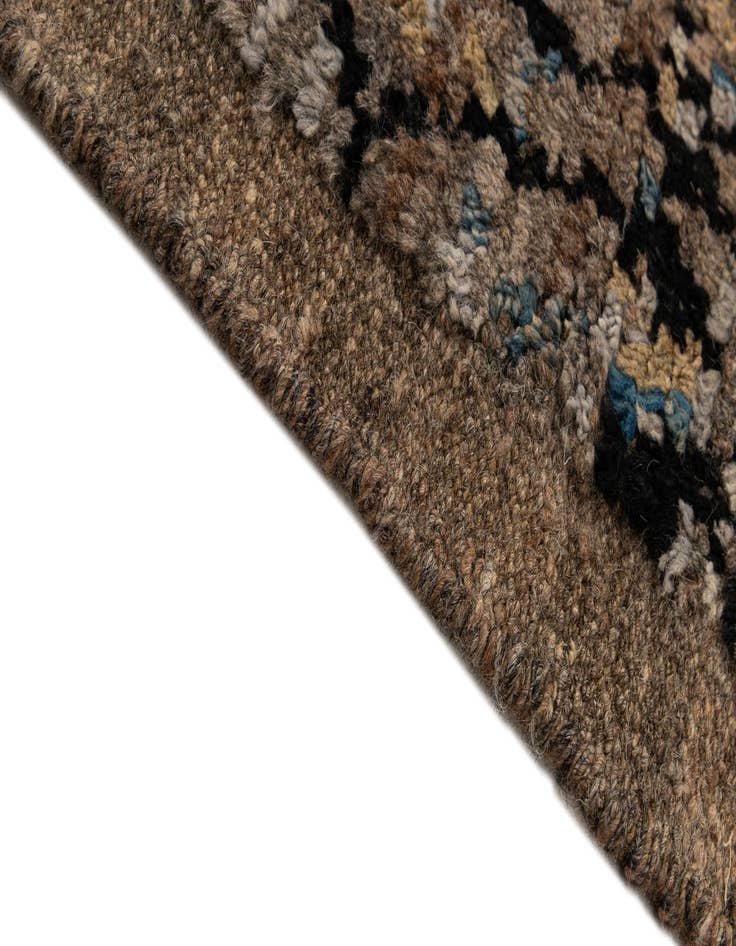 Detail image of  5' 11 x 7' 11  Hand Knotted Moroccan Wool Rug