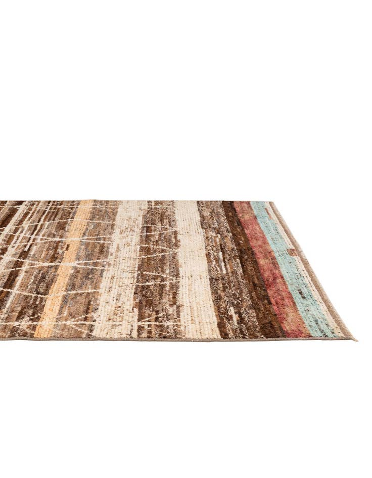 Detail image of  5' 8 x 7' 10  Hand Knotted Moroccan Wool Rug