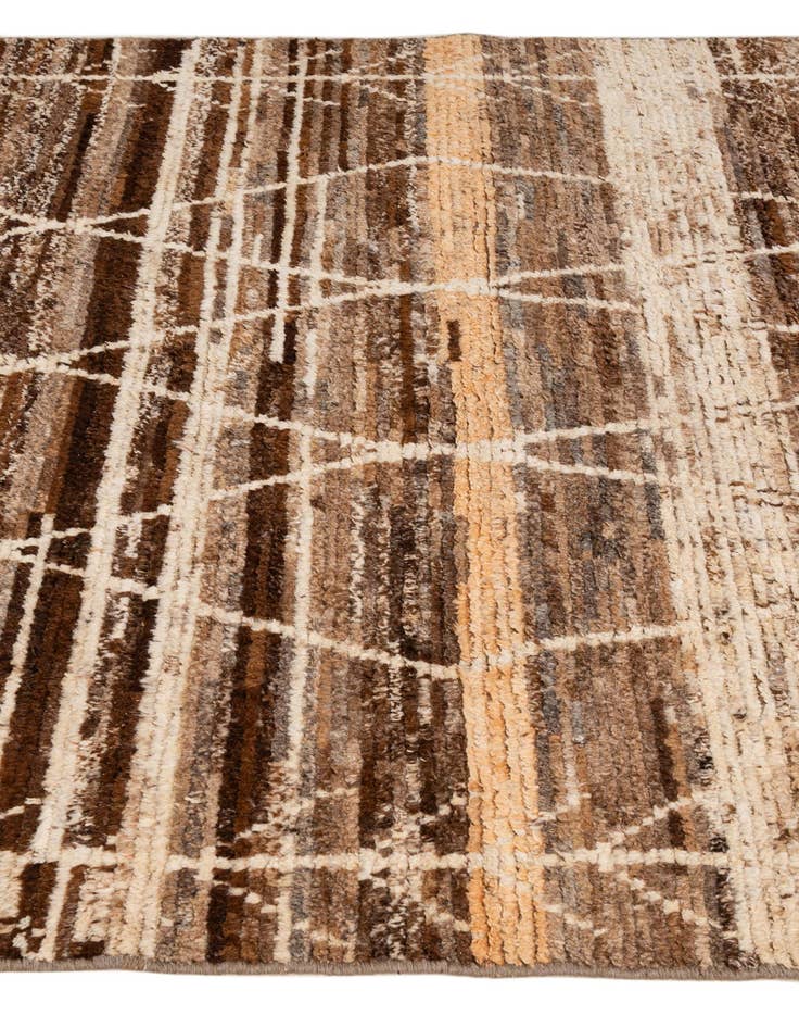 Detail image of  5' 8 x 7' 10  Hand Knotted Moroccan Wool Rug