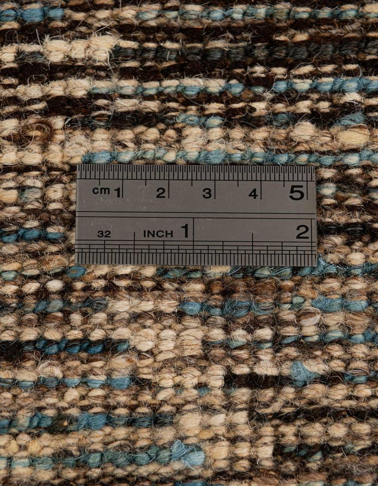 Detail image of  5' 8 x 8'  Hand Knotted Moroccan Wool Rug