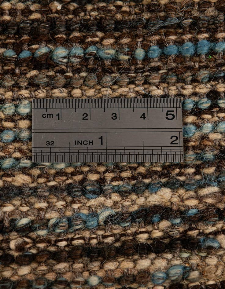 Detail image of  5' 9 x 8'  Hand Knotted Moroccan Wool Rug