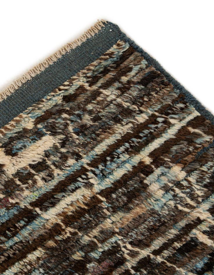 Detail image of  6' x 9' 3  Hand Knotted Moroccan Wool Rug