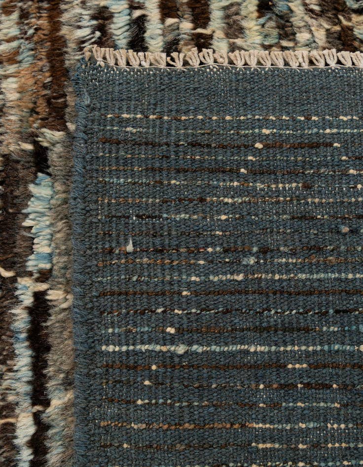 Detail image of  6' x 9' 3  Hand Knotted Moroccan Wool Rug