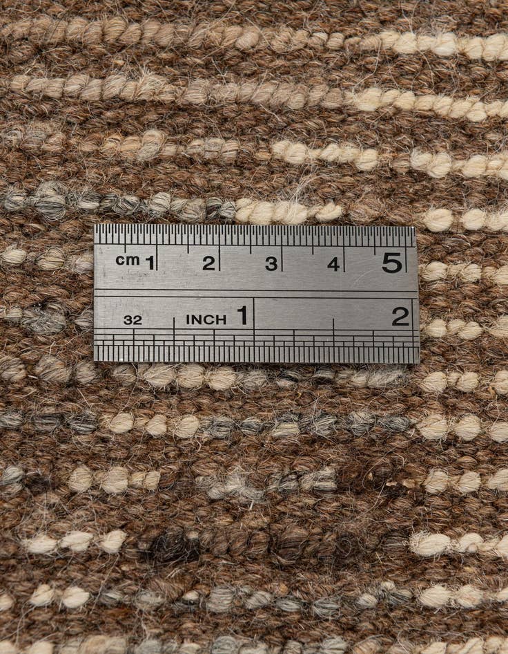 Detail image of  6' 5 x 9' 9  Hand Knotted Moroccan Wool Rug