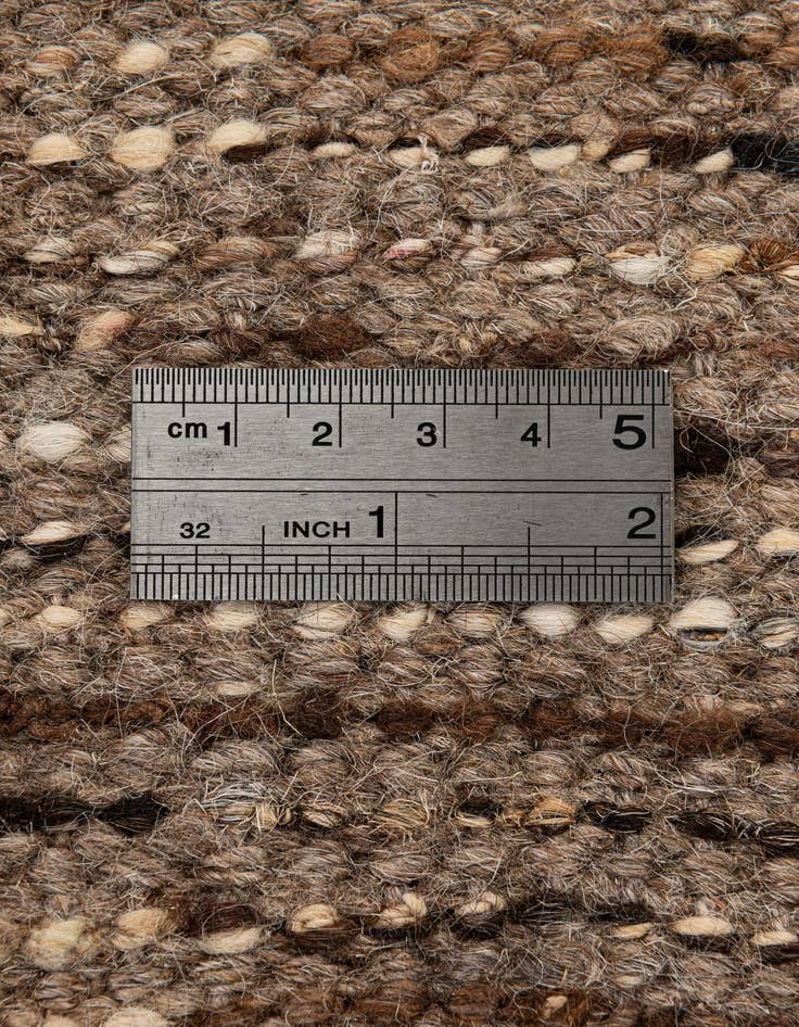 Detail image of  6' 9 x 8' 11  Hand Knotted Moroccan Wool Rug