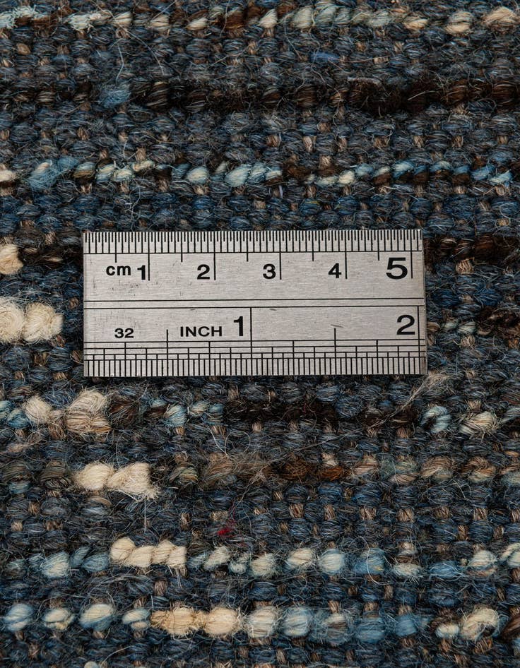 Detail image of  6' 8 x 9' 11  Hand Knotted Moroccan Wool Rug