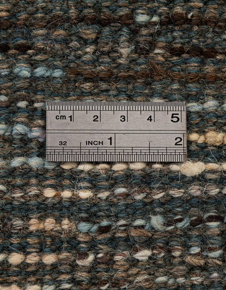 Detail image of  6' 8 x 10' 5  Hand Knotted Moroccan Wool Rug