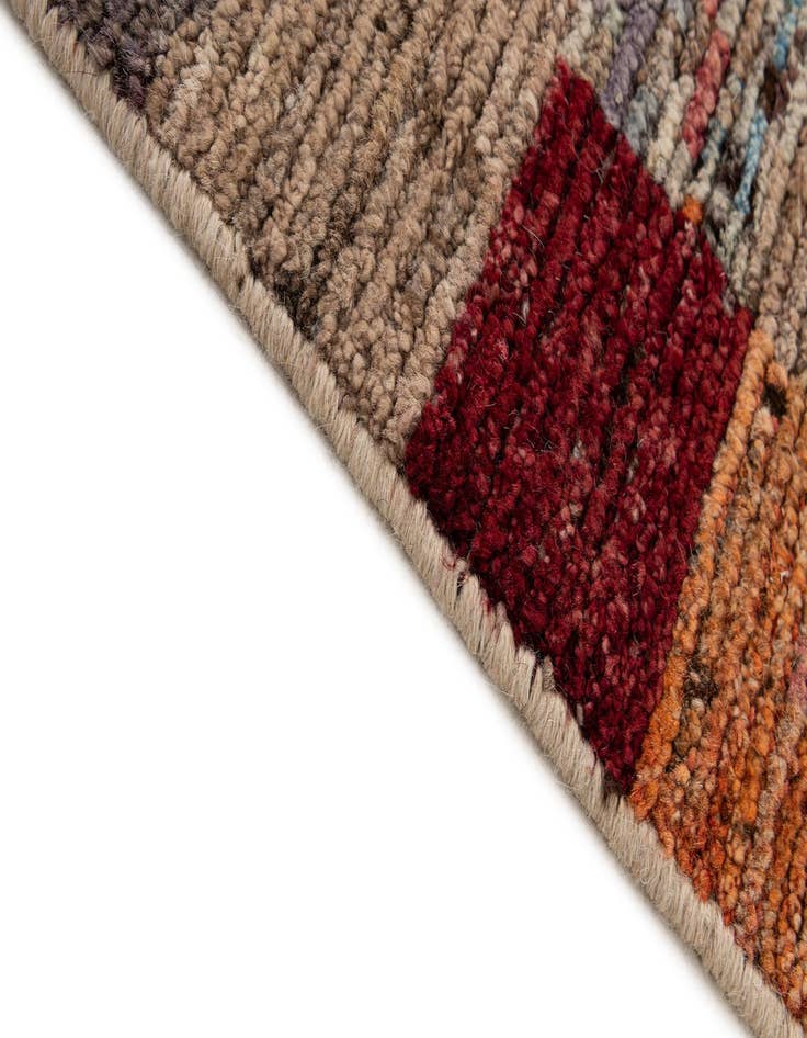 Detail image of  8' 2 x 9' 11  Hand Knotted Moroccan Wool Rug