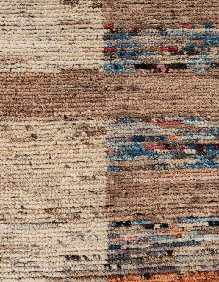 Detail image of  8' 2 x 9' 11  Hand Knotted Moroccan Wool Rug