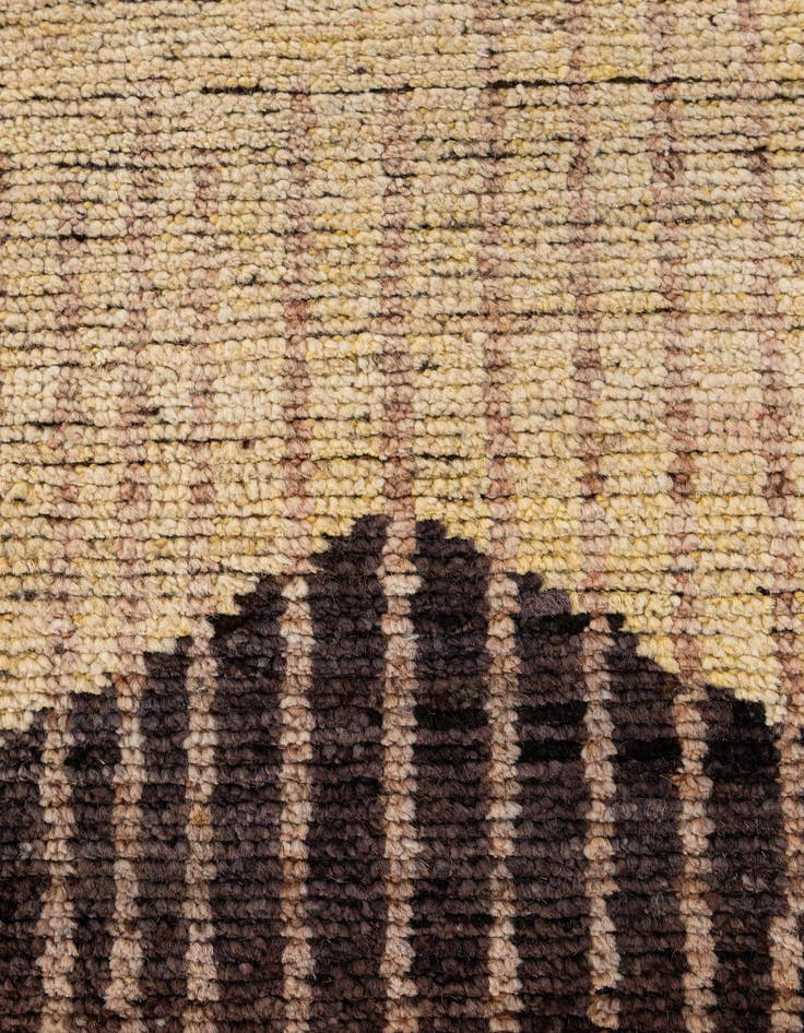Detail image of  8' 1 x 9' 7  Hand Knotted Moroccan Wool Rug