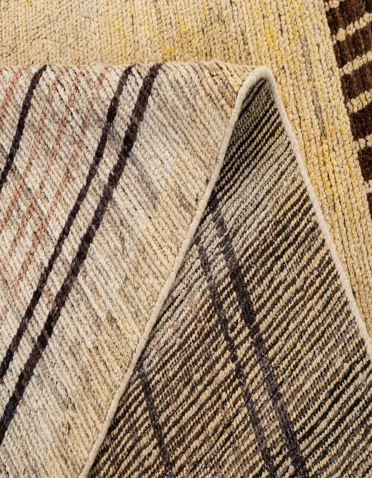 Detail image of  8' 1 x 9' 7  Hand Knotted Moroccan Wool Rug