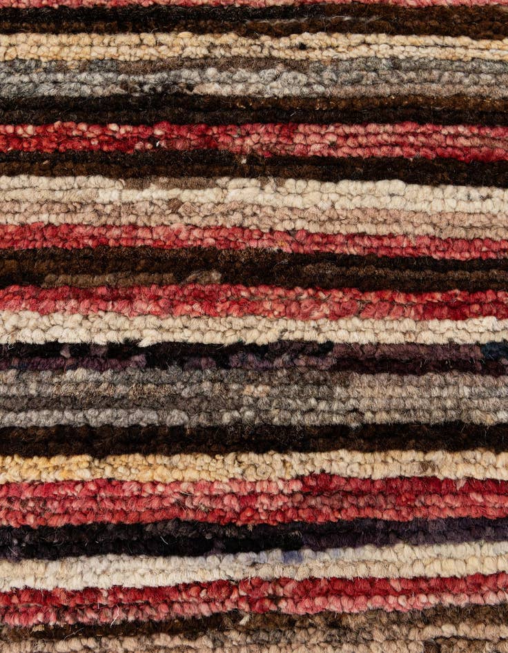 Detail image of  8' 1 x 9' 11  Hand Knotted Moroccan Wool Rug