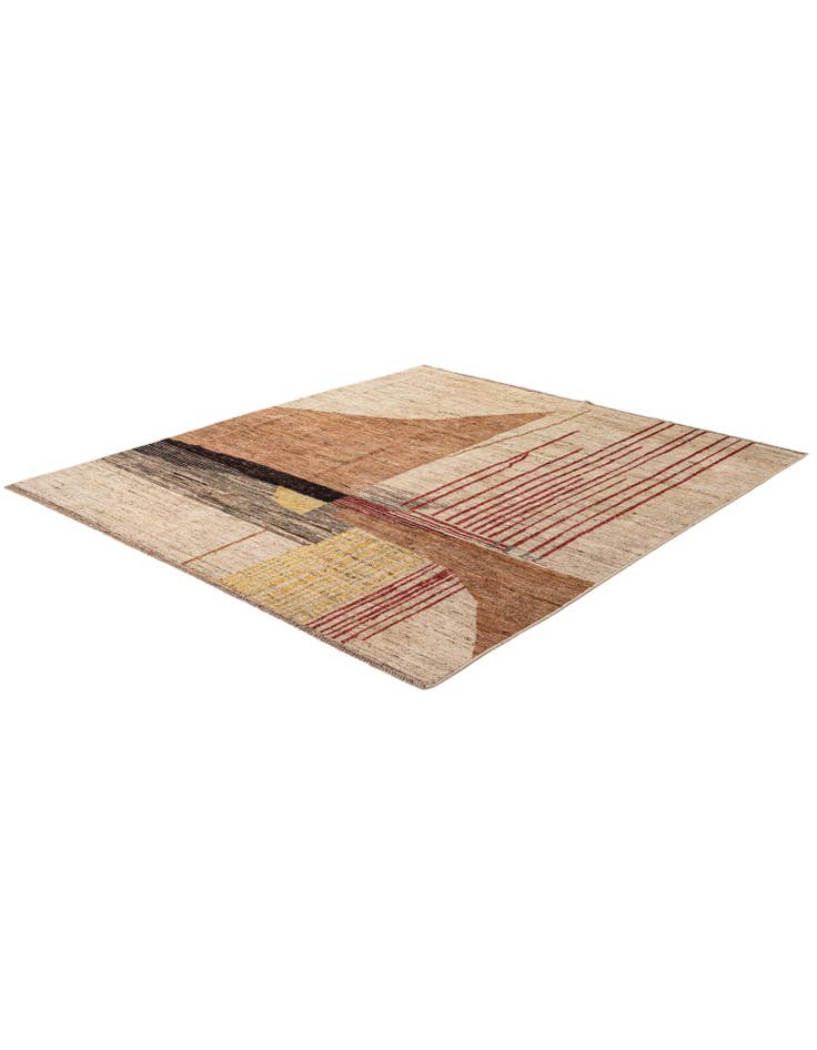 Detail image of  8' 5 x 9' 6  Hand Knotted Moroccan Wool Rug