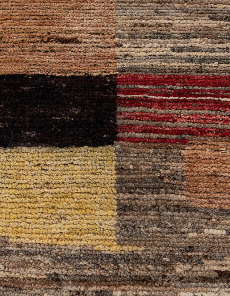 Detail image of  8' 5 x 9' 6  Hand Knotted Moroccan Wool Rug