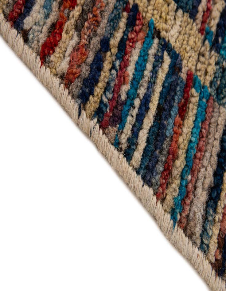 Detail image of  8' 4 x 9' 10  Hand Knotted Moroccan Wool Rug