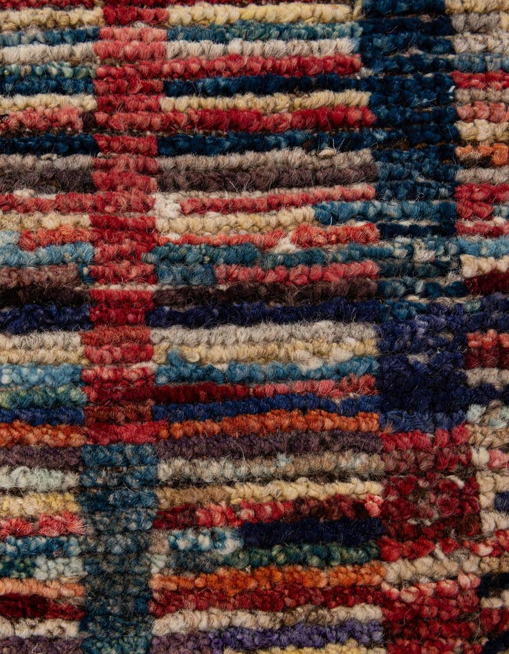 Detail image of  8' 4 x 9' 10  Hand Knotted Moroccan Wool Rug