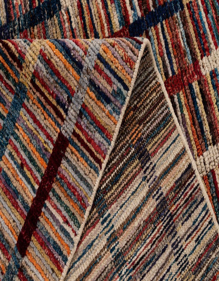 Detail image of  8' 4 x 9' 10  Hand Knotted Moroccan Wool Rug