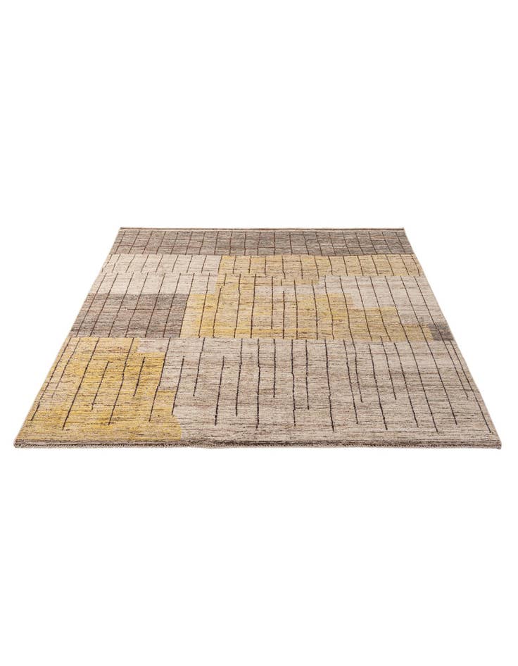 Detail image of  8' 4 x 9' 5  Hand Knotted Moroccan Wool Rug