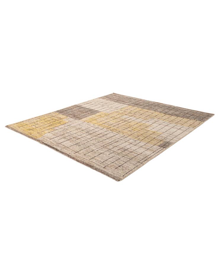 Detail image of  8' 4 x 9' 5  Hand Knotted Moroccan Wool Rug