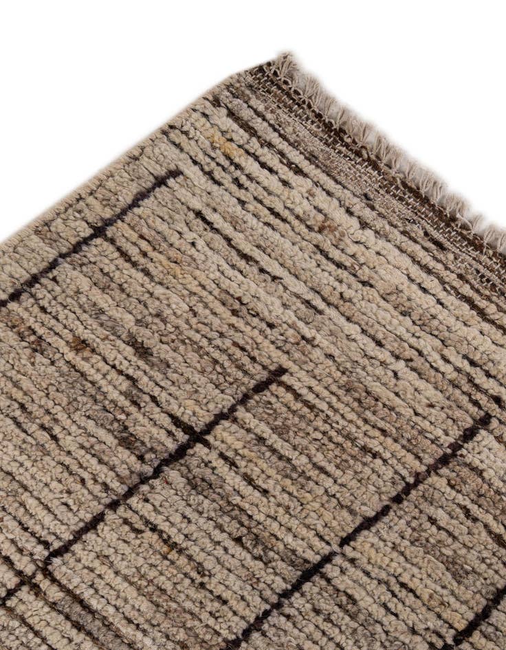 Detail image of  8' 4 x 9' 5  Hand Knotted Moroccan Wool Rug