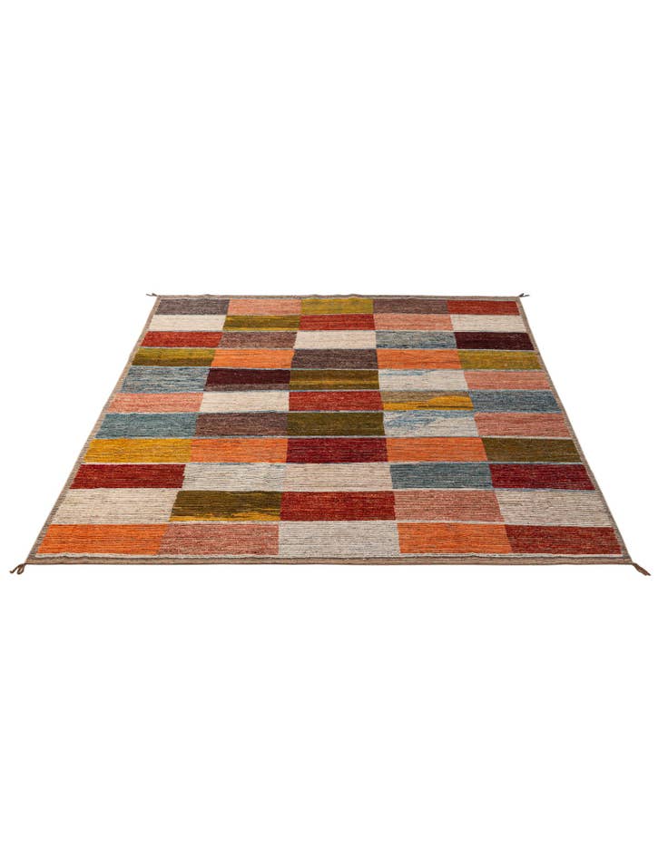 8' 2 x 10' 3  Hand Knotted Moroccan Wool Rug