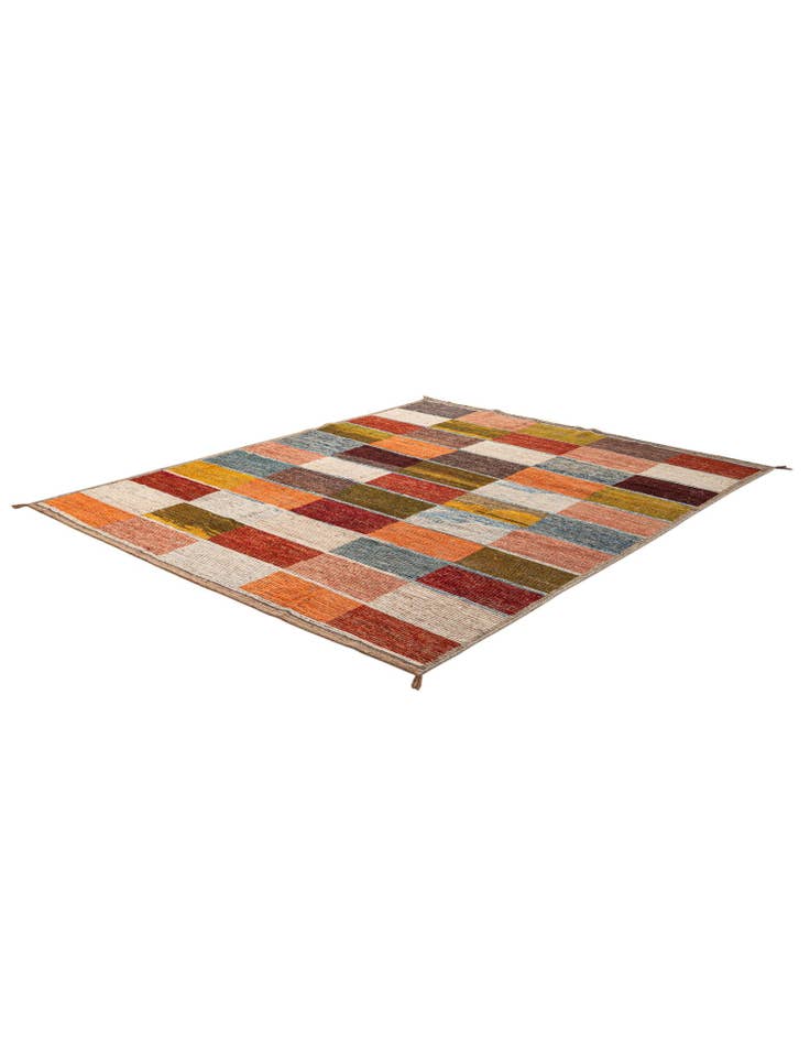 8' 2 x 10' 3  Hand Knotted Moroccan Wool Rug