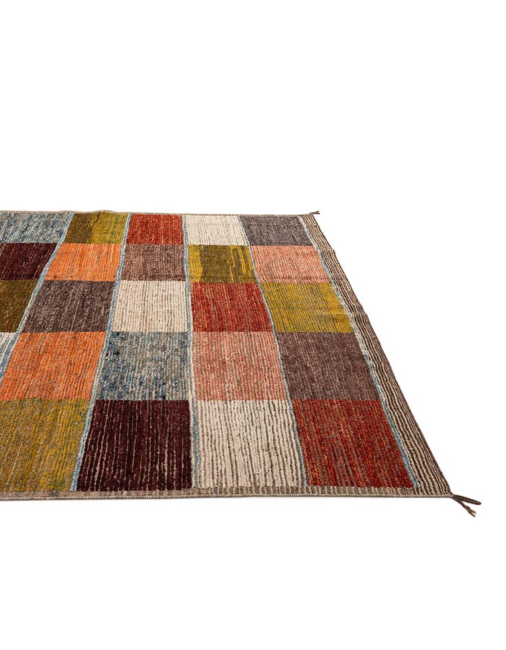 8' 2 x 10' 3  Hand Knotted Moroccan Wool Rug