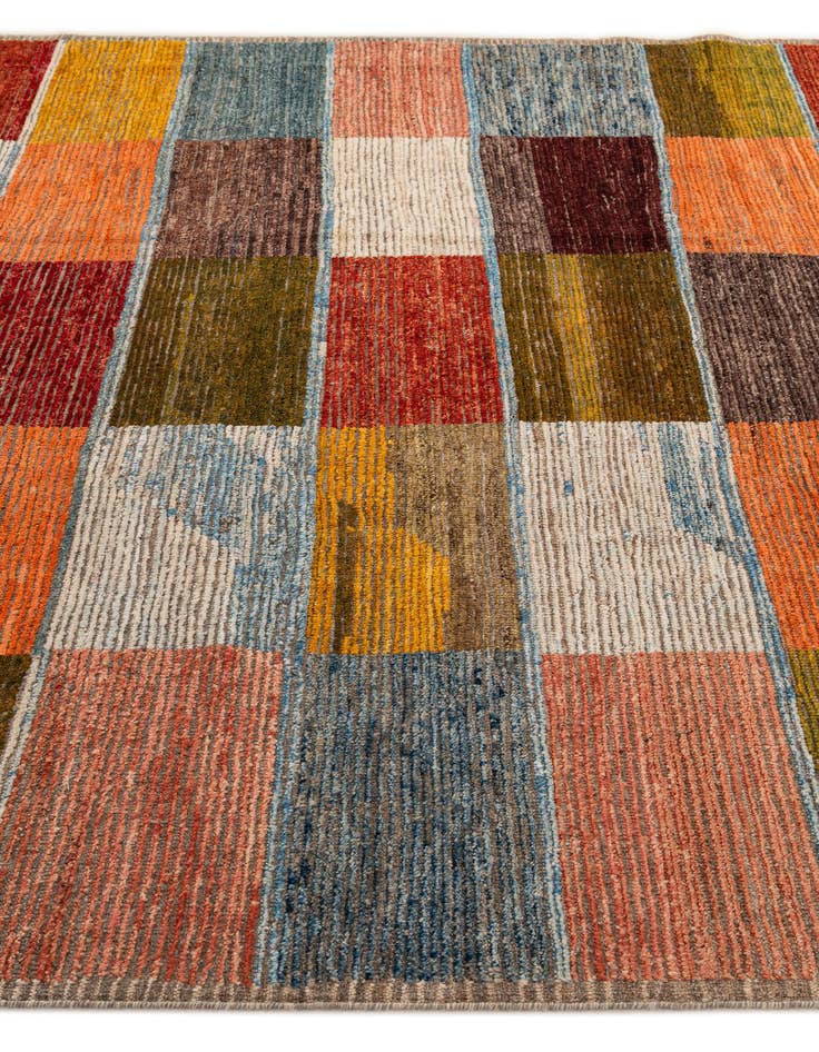 8' 2 x 10' 3  Hand Knotted Moroccan Wool Rug
