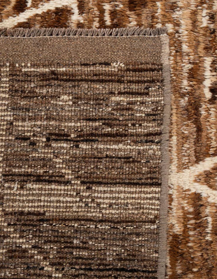 Detail image of  8' 4 x 11' 3  Hand Knotted Moroccan Wool Rug