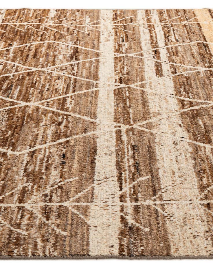 Detail image of  8' 4 x 11' 3  Hand Knotted Moroccan Wool Rug