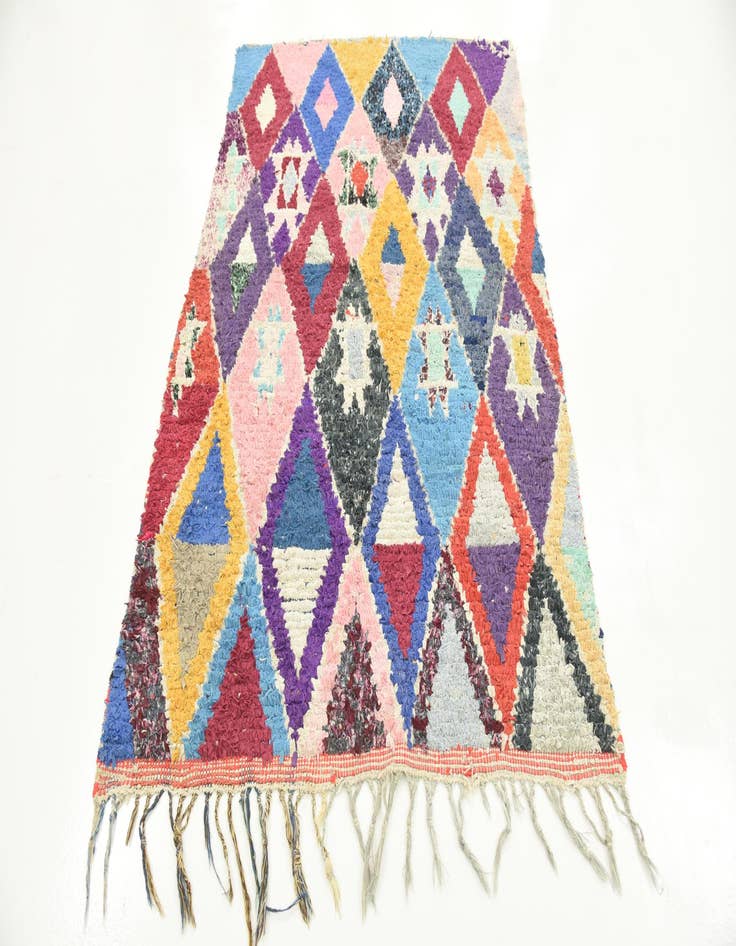 Detail image of  3' 3 x 6' 3  Hand Knotted Moroccan Wool Rug