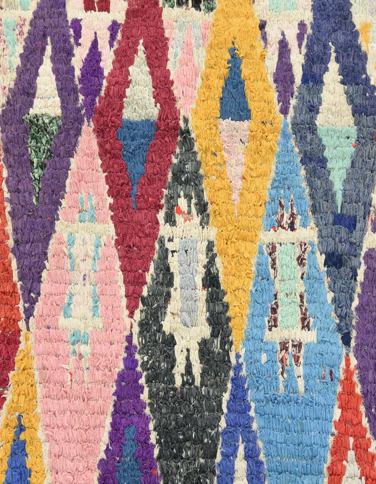 Detail image of  3' 3 x 6' 3  Hand Knotted Moroccan Wool Rug