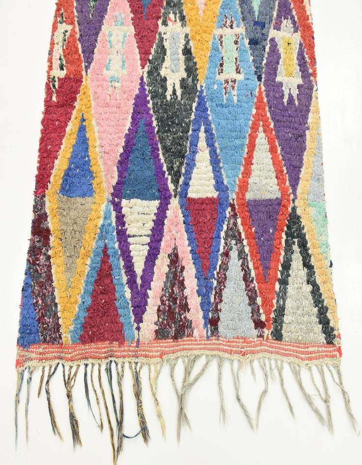 Detail image of  3' 3 x 6' 3  Hand Knotted Moroccan Wool Rug