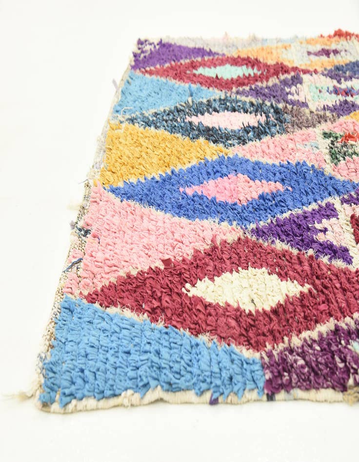 Detail image of  3' 3 x 6' 3  Hand Knotted Moroccan Wool Rug
