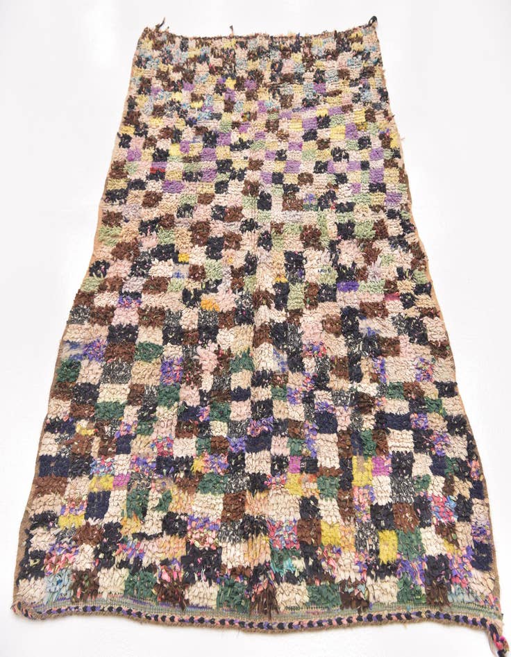 Detail image of  4' 9 x 6' 2  Hand Knotted Moroccan Rug