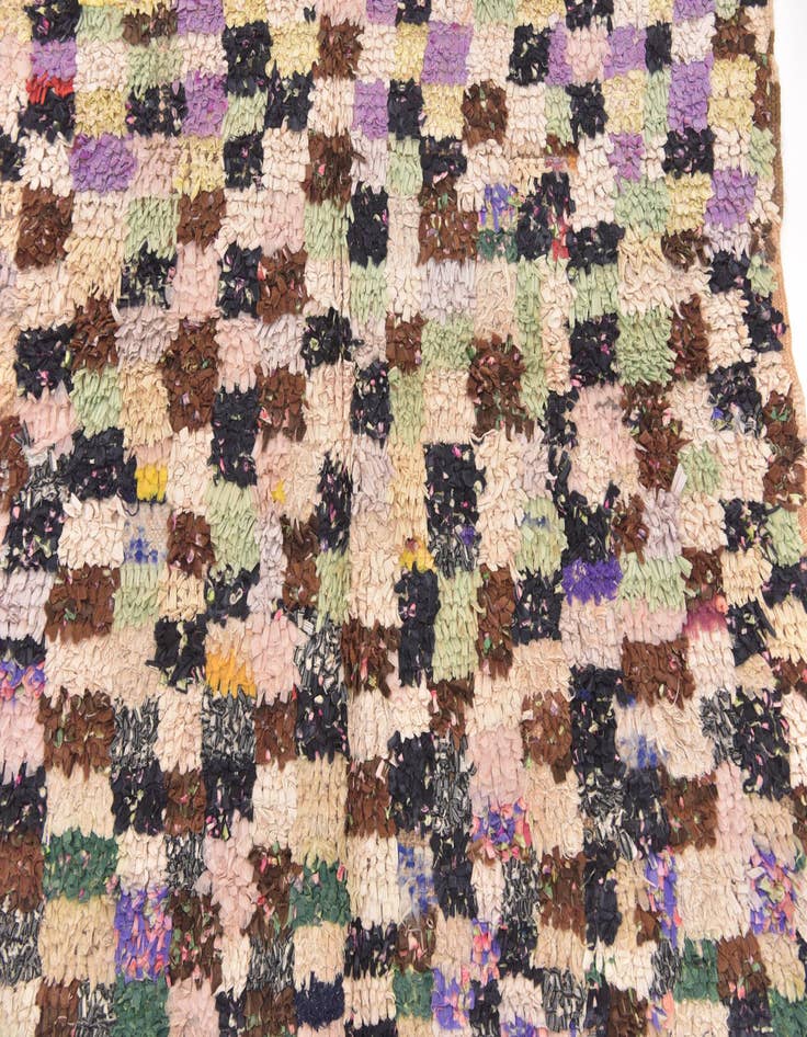 Detail image of  4' 9 x 6' 2  Hand Knotted Moroccan Rug