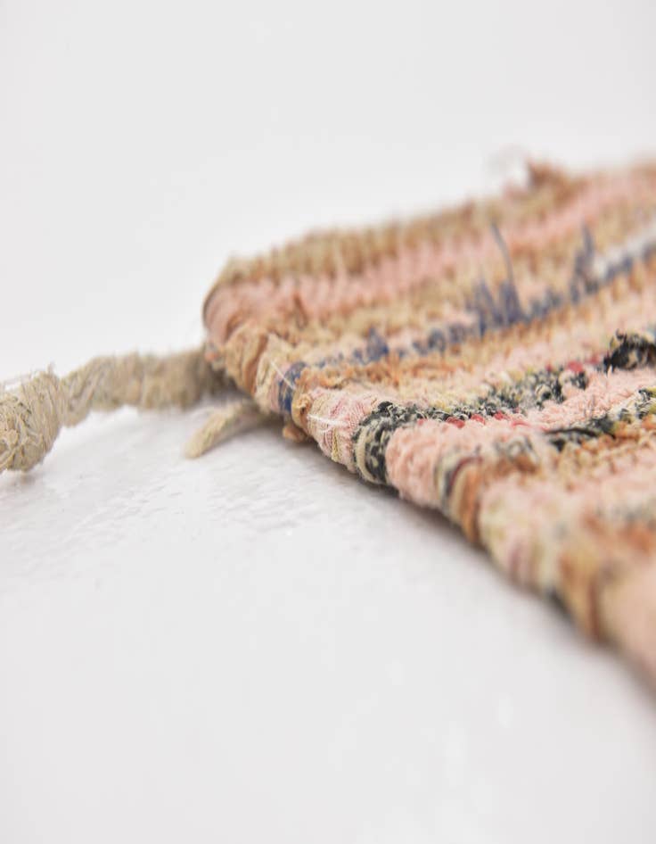 Detail image of  3' 5 x 5'  Hand Knotted Moroccan Rug