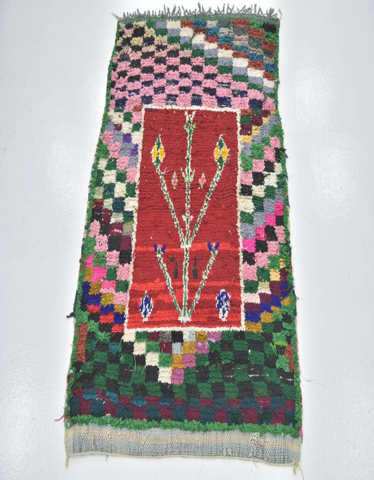 Detail image of 3' 7 x 5' 4 Hand Knotted Moroccan Rug