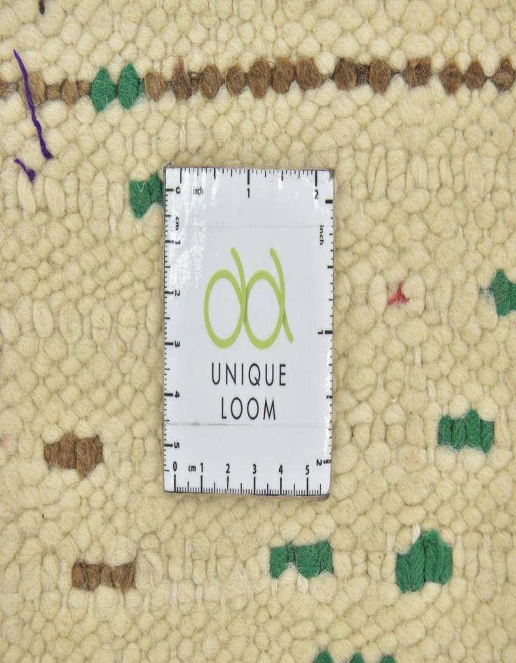 Detail image of  2' 7 x 5' 5  Hand Knotted Moroccan Wool Rug