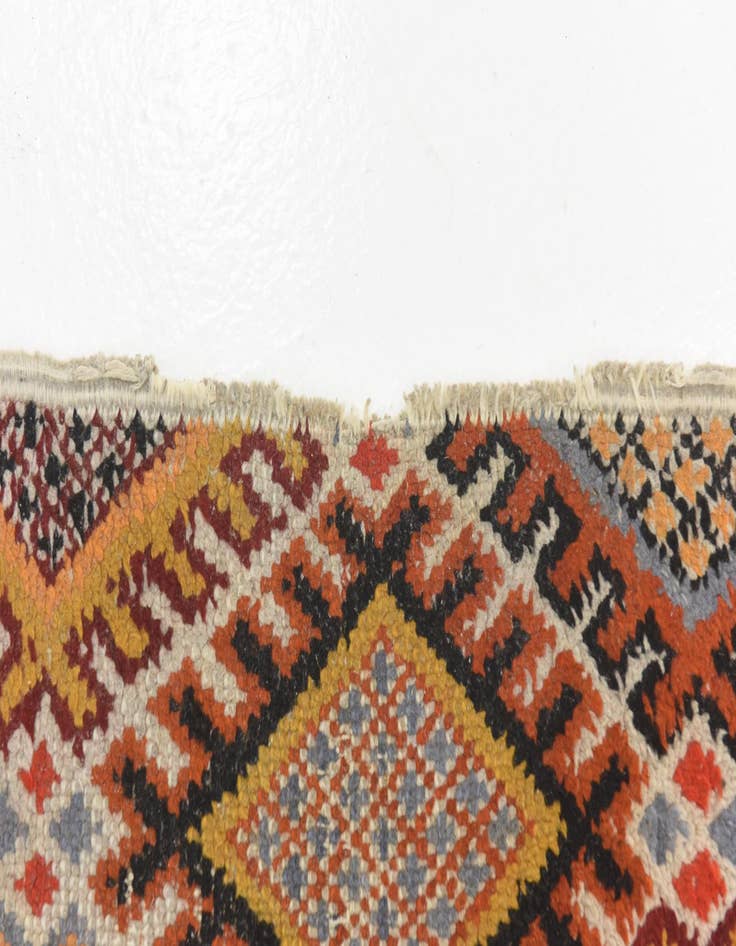 Detail image of  6' 6 x 10'  Hand Knotted Moroccan Wool Rug