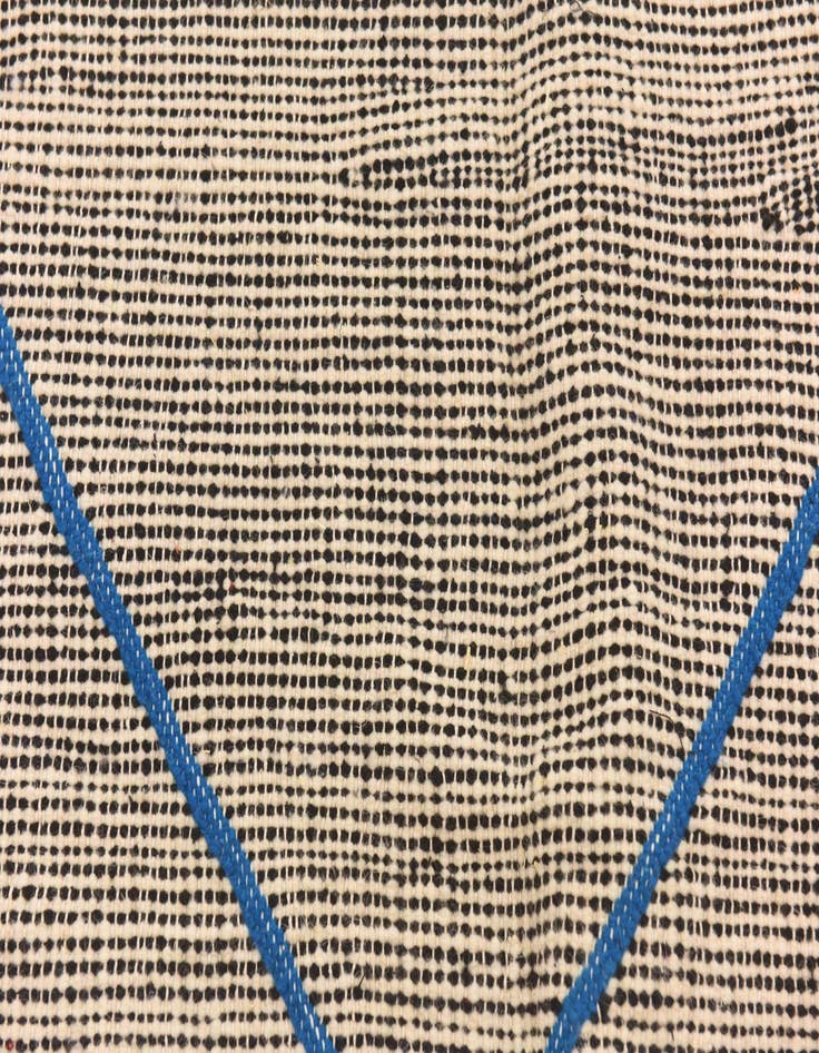 Detail image of  6' 4 x 9' 2  Hand Knotted Moroccan Wool Rug