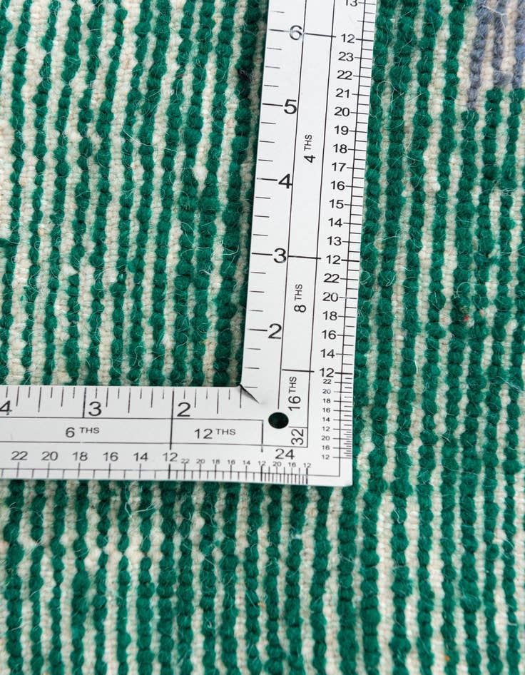 Detail image of  5' 3 x 8'  Hand Knotted Moroccan Wool Rug