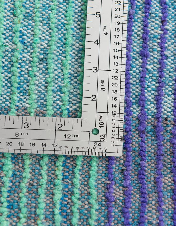 Detail image of  6' 10 x 9' 7  Hand Knotted Moroccan Wool Rug