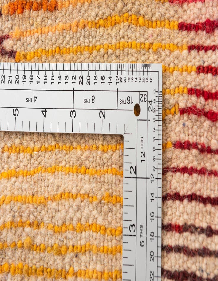 Detail image of  5' 2 x 8' 6  Hand Knotted Moroccan Wool Rug