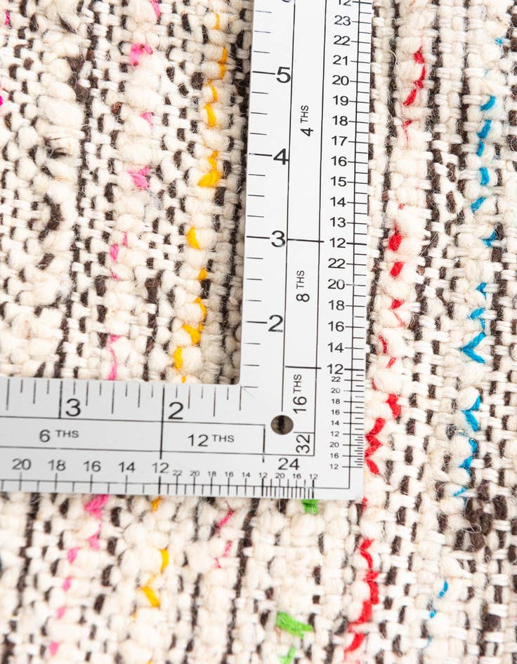 Detail image of  4' 8 x 7' 10  Hand Knotted Moroccan Wool Rug