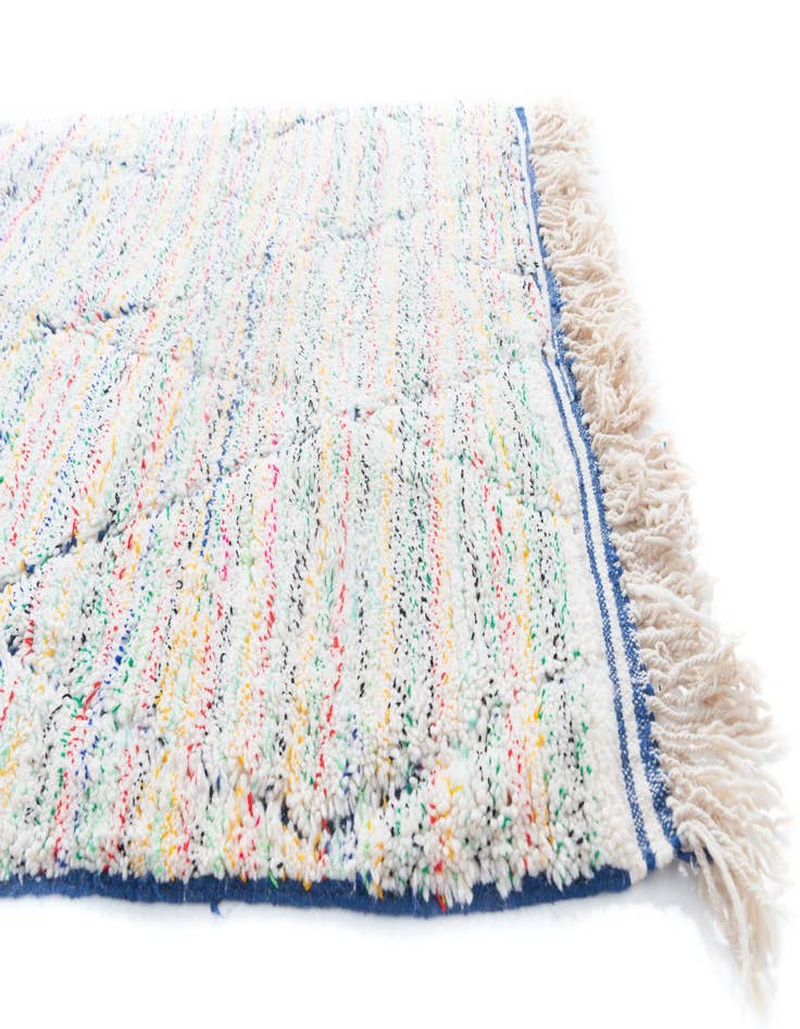 Detail image of  5' x 8' 5  Hand Knotted Moroccan Wool Rug