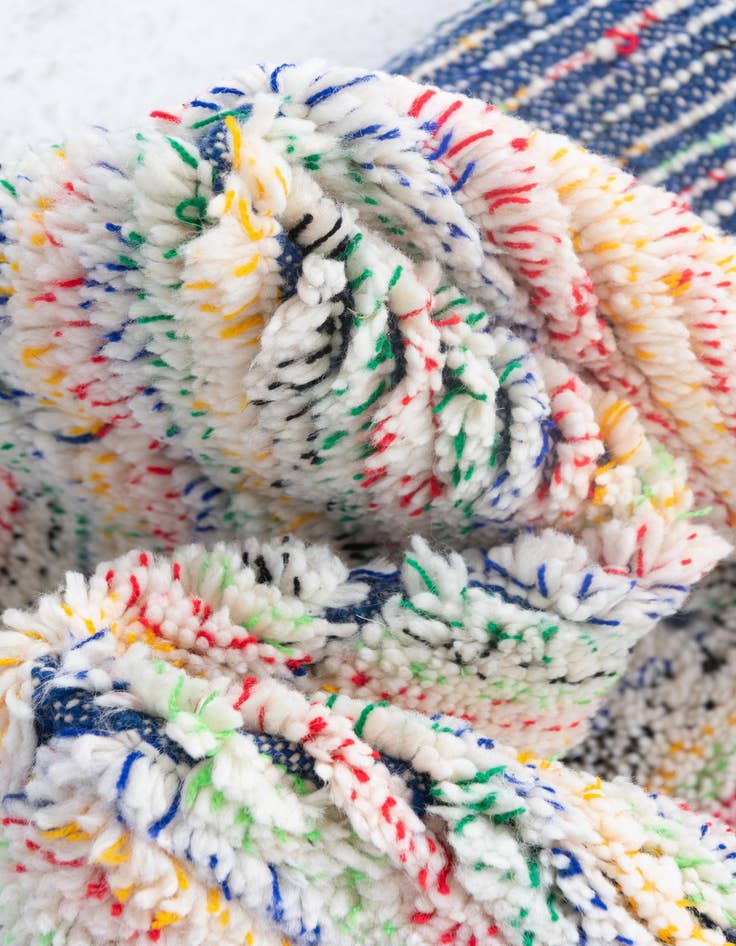 Detail image of  5' x 8' 5  Hand Knotted Moroccan Wool Rug