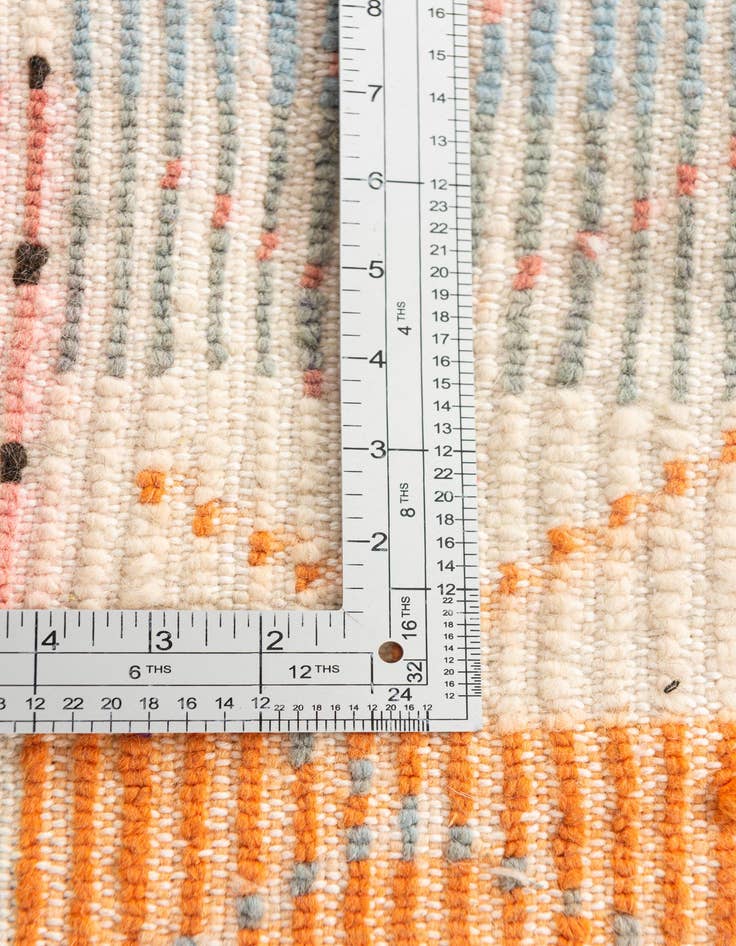 Detail image of  5' 8 x 8' 4  Hand Knotted Moroccan Wool Rug