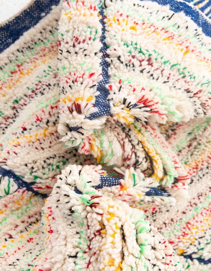 Detail image of  5' x 8' 5  Hand Knotted Moroccan Wool Rug