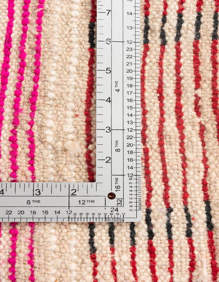 Detail image of  4' 9 x 8' 3  Hand Knotted Moroccan Wool Rug